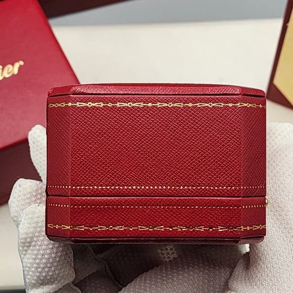 Cartier Love 18k Yellow Gold Trinity Ring Size 52 - Picture 8 of 10